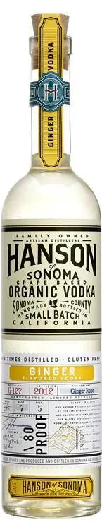Hanson Organic Ginger Vodka 750Ml 1