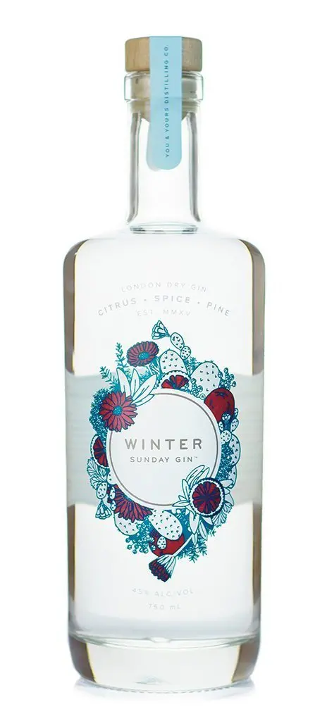 You & Yours London Dry Sunday Gin 750Ml 1