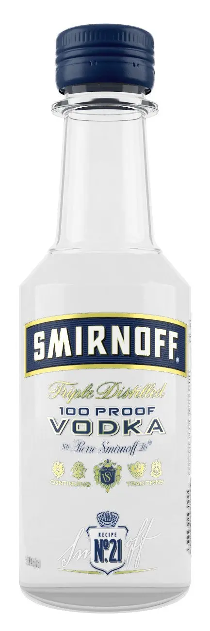 Smirnoff Vodka 100 Proof 50Ml 1