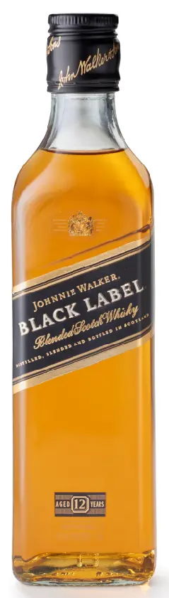 Johnnie Walker Black Label Blended Scotch Whisky 375Ml 1