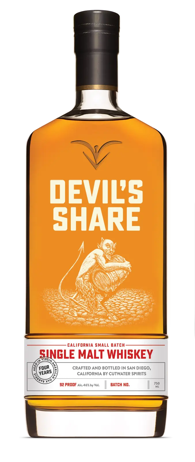 Cutwater Spirits Devils Share American Whiskey 750Ml 1