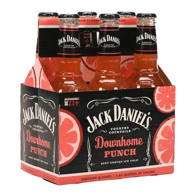 Jack Daniel's Country Cocktails Downhome Punch 6Pk 1
