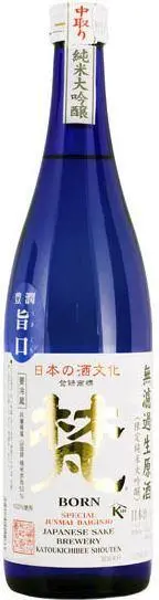 Born Muroka Nama Genshu Junmai Daiginjo 720Ml 1