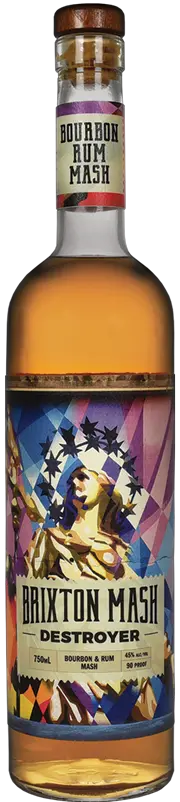 John Drew Brixton Mash Destroyer Bourbon & Rum Mash Whiskey 750Ml 1