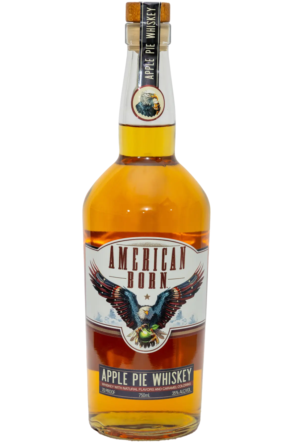 American Born Apple Whiskey 750Ml 1
