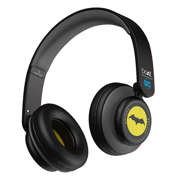 Boat Rockerz 450 Batman Dc Edition | Bluetooth Wireless Headphone With 40 Mm Drivers Hd Immersive Audio, Power Up For 15Hrs 1