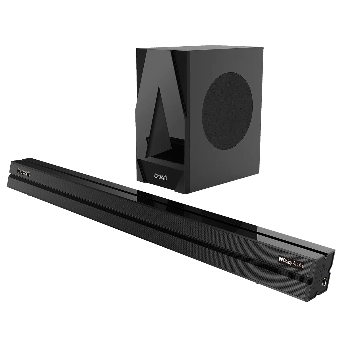 Boat Aavante Bar 1700D | 120W Home Theatre Experience With 2.1 Sound Bar With Subwoofer, Smart Integrated Controls, Bt, Aux 1