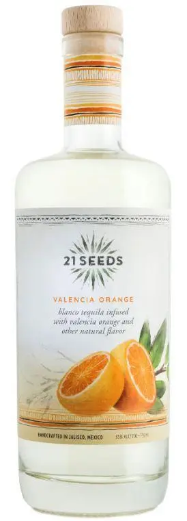 21 Seeds Valencia Orange Blanco Tequila 750Ml 1