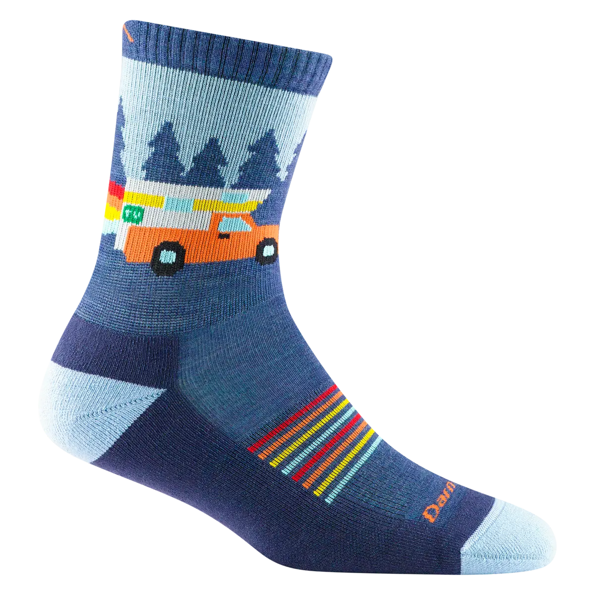 Kids Van Wild Micro Crew Lightweight Hiking Socks 1
