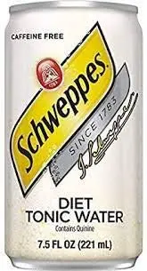 Schweppes Diet Tonic Water 7.5Oz Cans 6Pk 1