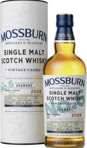 Mossburn No.6 Ardmore Scotch Whisky 9 Year Old 750Ml 1