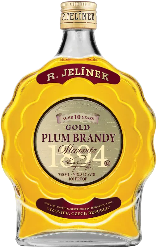 Jelinek Slivovitz Gold Plum Brandy 10 Year Old 700Ml 1