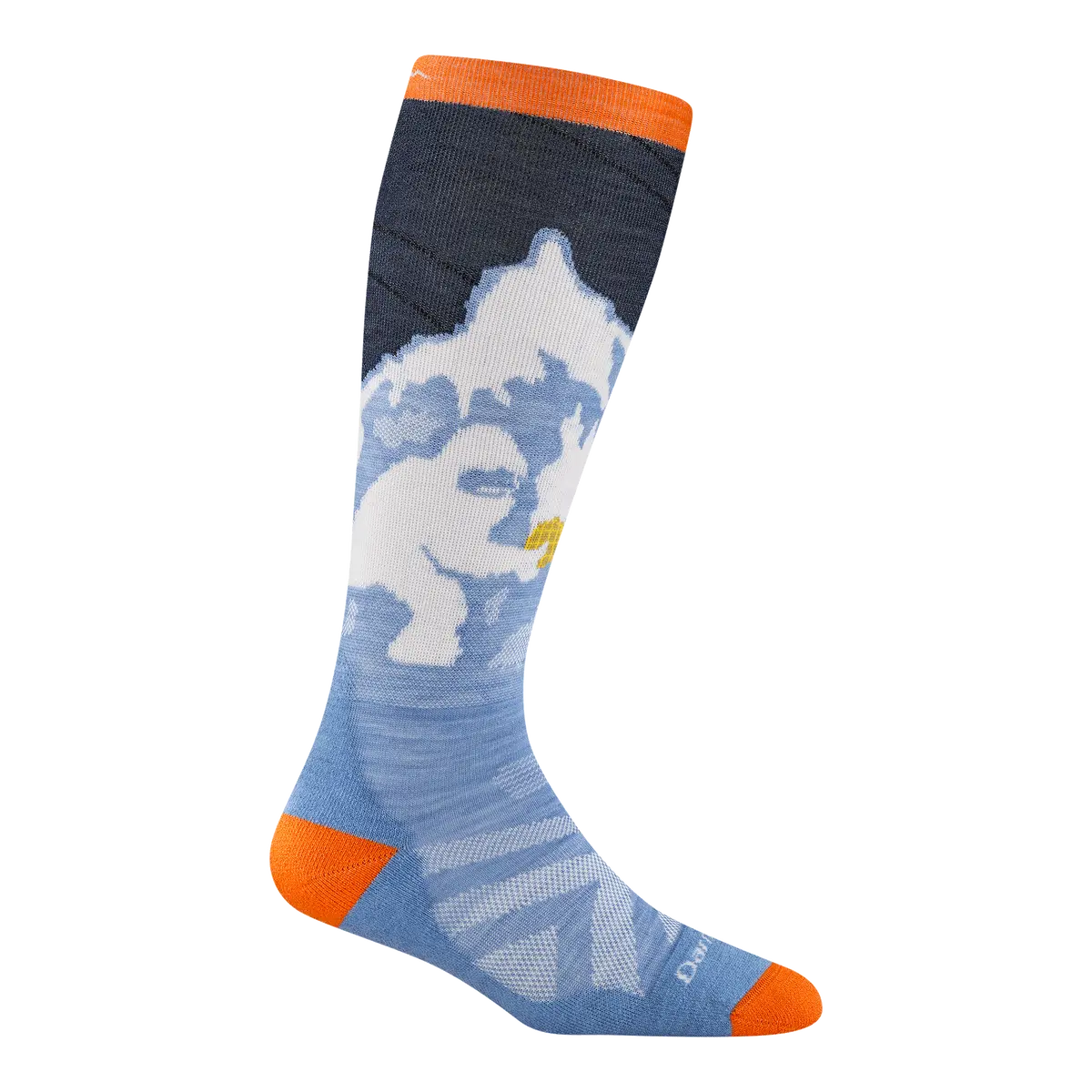 Kids Little Yeti Over-The-Calf Midweight Ski & Snowboard Socks 1