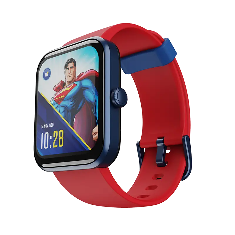 Boat Watch Xtend‌ Superman Dc Edition | Premium Smart Watch With Alexa Built-In, 1.69" (4.29Cm) Big Square Display 1