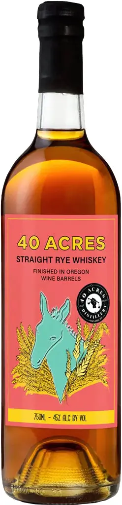 40 Acres Straight Rye Whiskey 750Ml 1