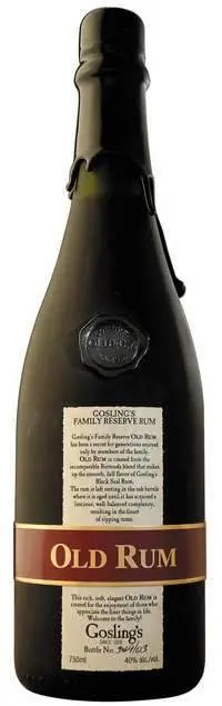 Gosling's Old Rum 750Ml 1
