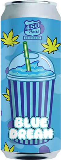 450 North Blue Dream Slushy Xl 16Oz Can 1