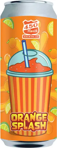 450 North Orange Splash Slushy Xl 16Oz Can 1