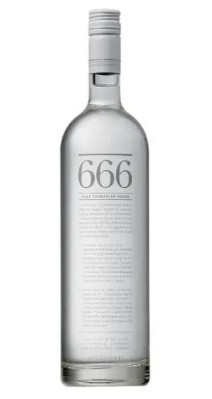 666 Tasmanian Vodka 750Ml 1