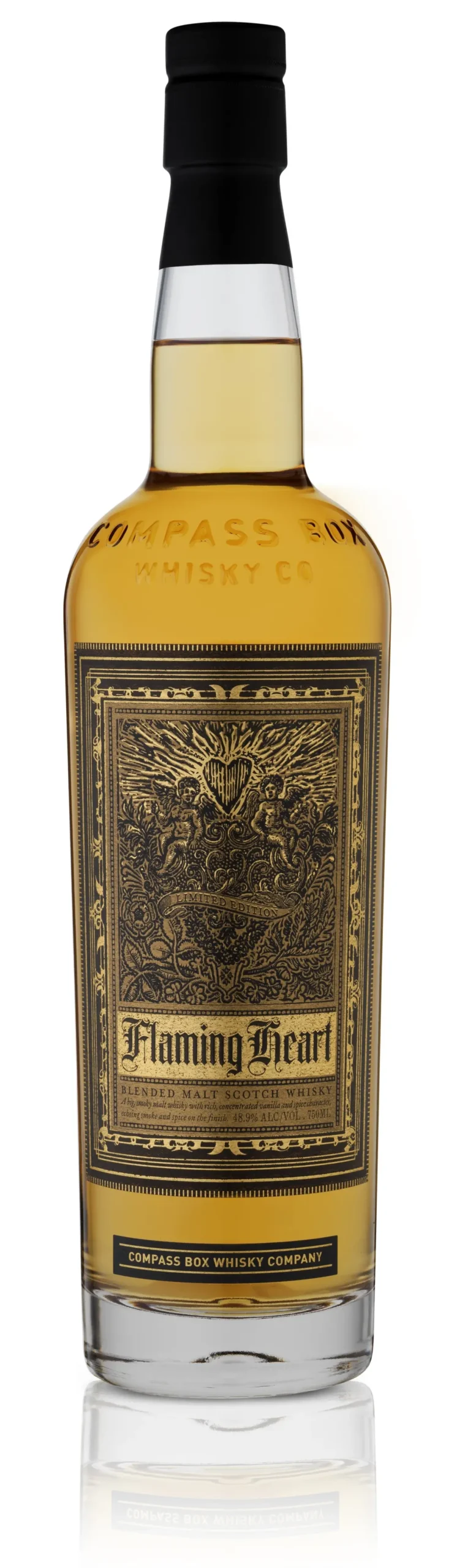 Compass Box Flaming Heart Blended Malt Scotch Whisky 25Th Annivarsary 750Ml 1