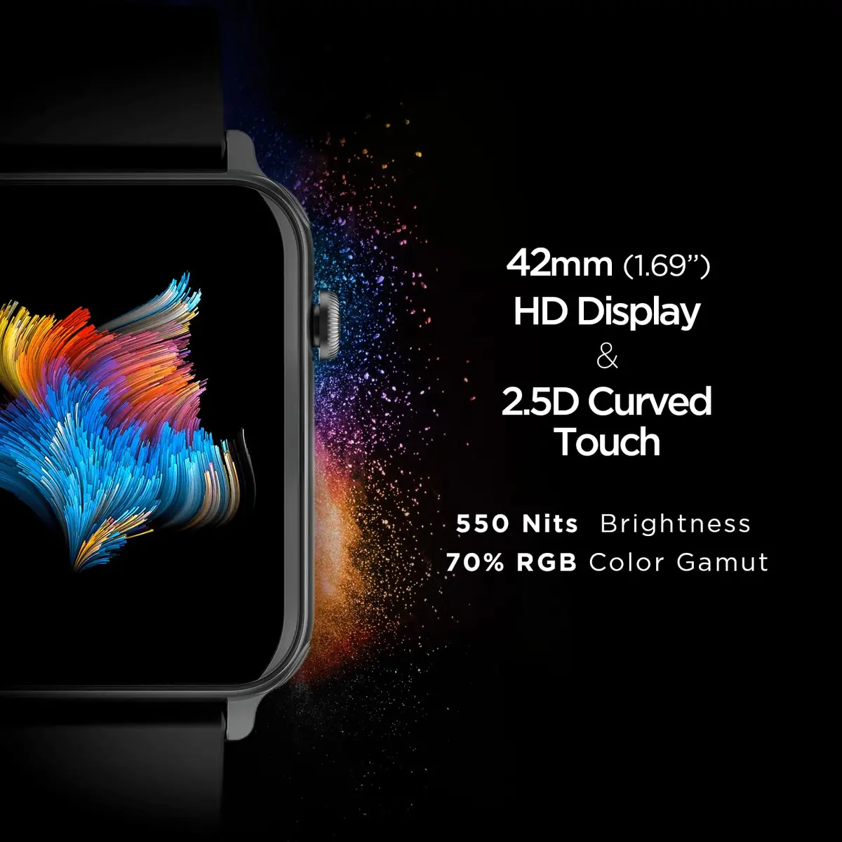 Boat Wave Call | Bluetooth Calling Smartwatch With 1.69" (4.29 Cm) Hd Curved Display, 150+ Watch Faces, Heart Rate & Spo2 Monitoring 4