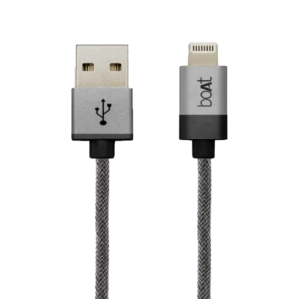 Boat Charger Lightning Cable 500 Apple Certified Cable 1 Meter | Apple Iphone Lightning Cable With 480Mbps Data Transfer Speed 1