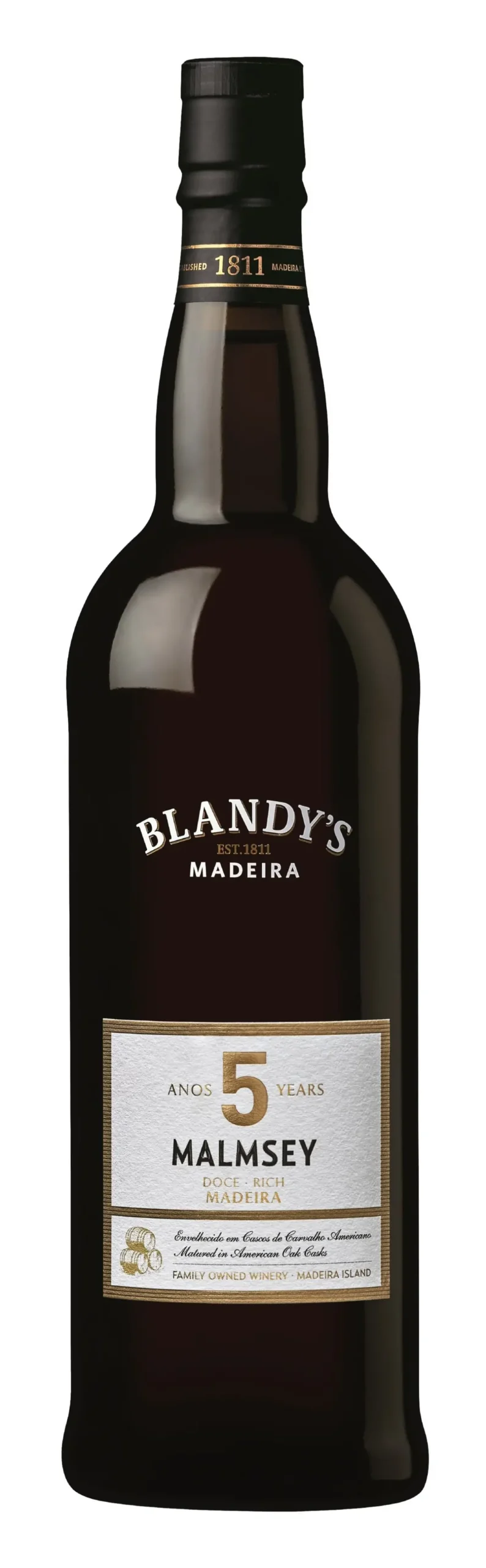 Blandy's Malmsey Madeira 5 Year 750Ml 1