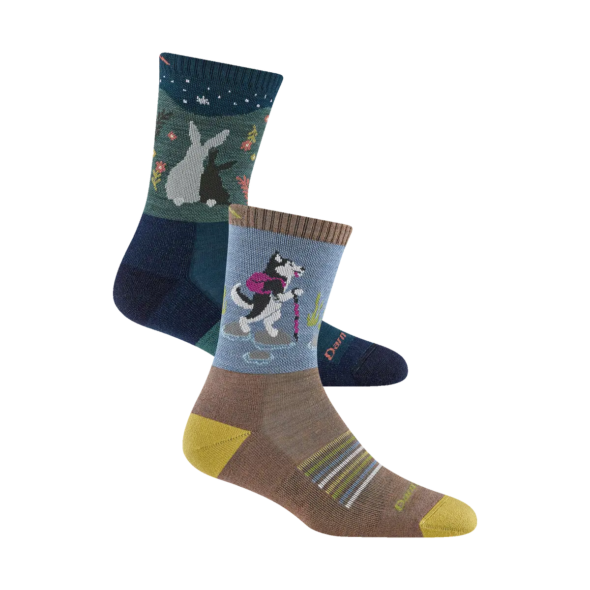 Women's Critter Club 2-Pack Hiking Socks 1