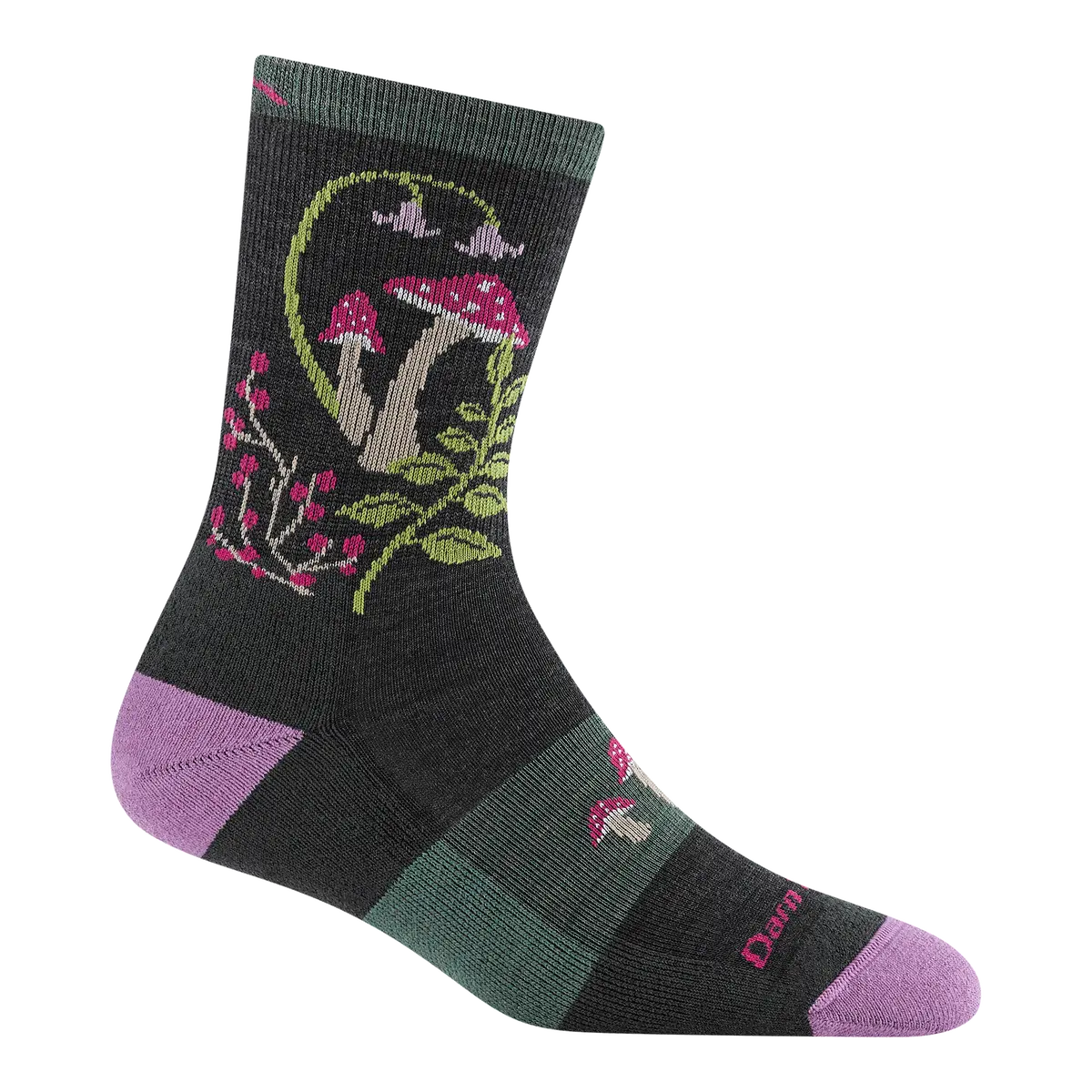 Women's Mellow Mushrooms Micro Crew Lightweight Hiking Socks 1