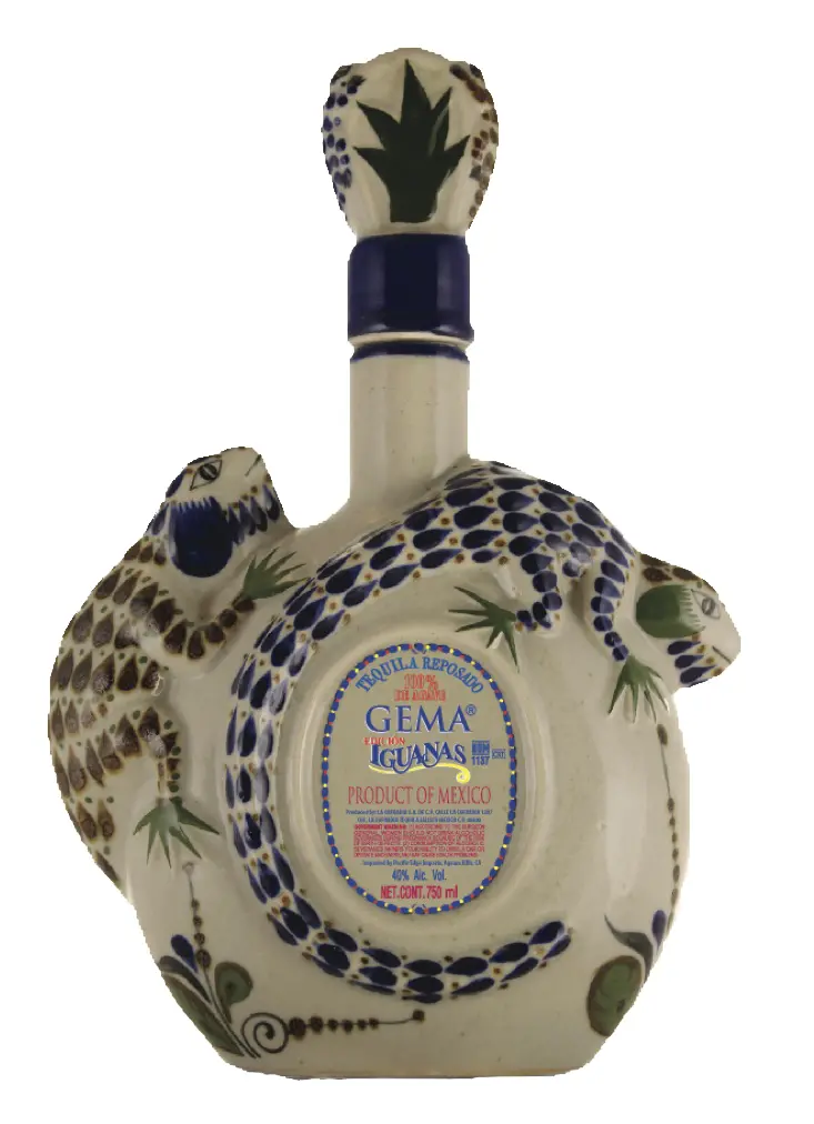 Gema Tequila Reposado Iguanas 750Ml 1