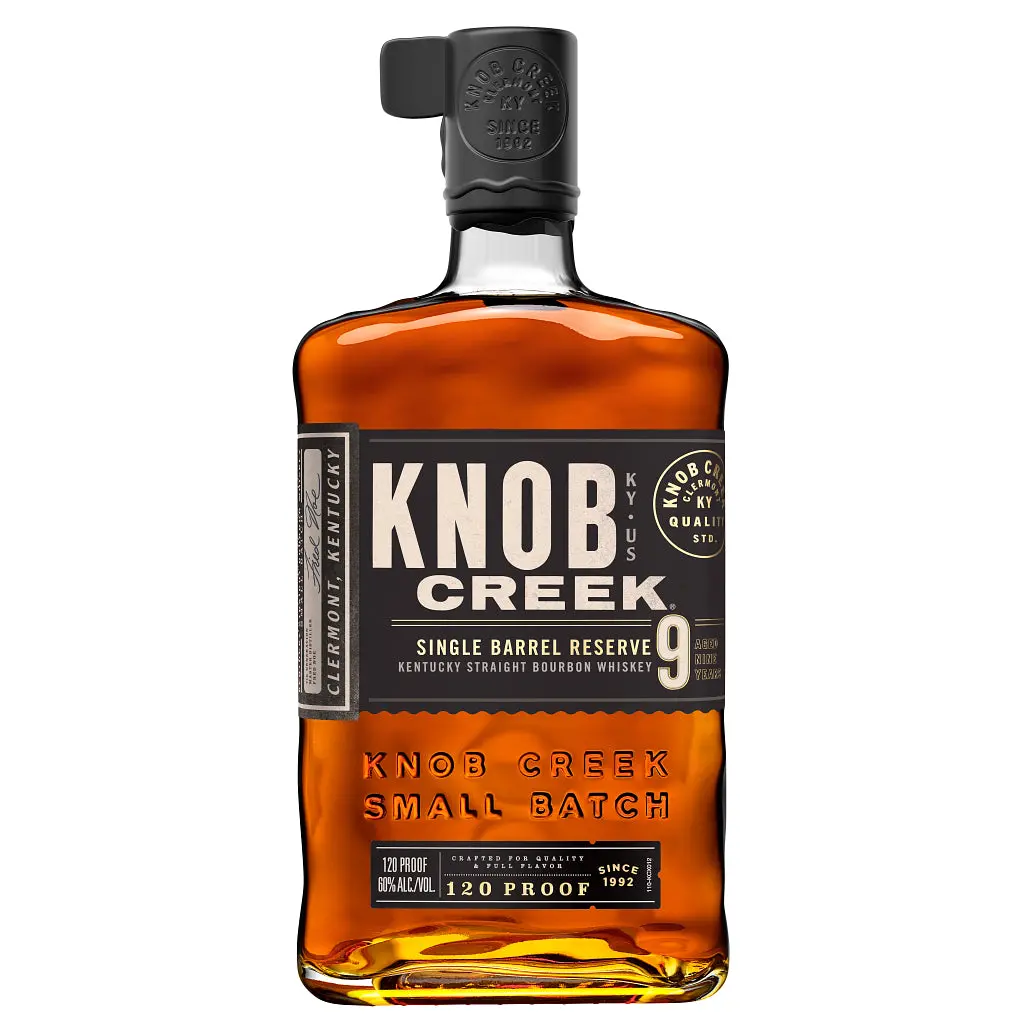 Knob Creek Single Barrel Reserve Kentucky Bourbon 9 Year Old 120 Proof 750Ml 1