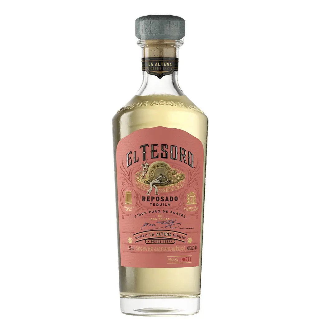 El Tesoro Tequila Reposado 750Ml 1