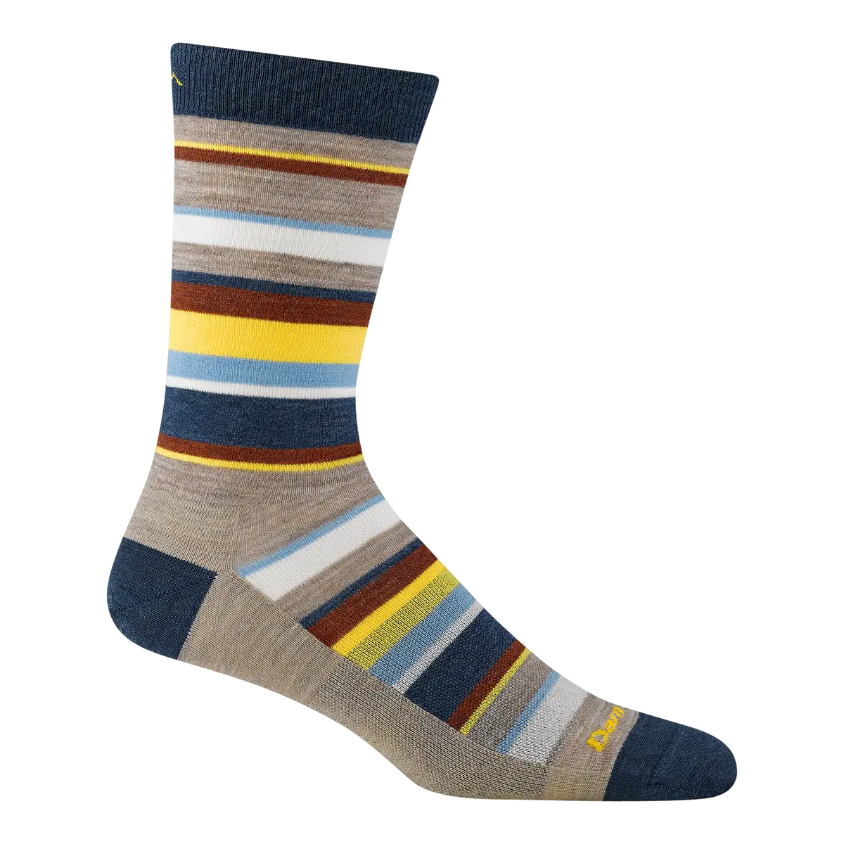 Men's Lightweight Merino Wool Druid Crew Socks – No-Cushion Lifestyle Design - Image 3