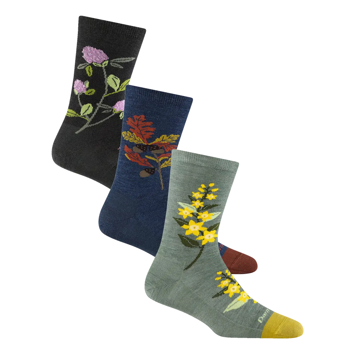 Women's Blossom Bouquet Lifestyle Crew 3-Pack 1