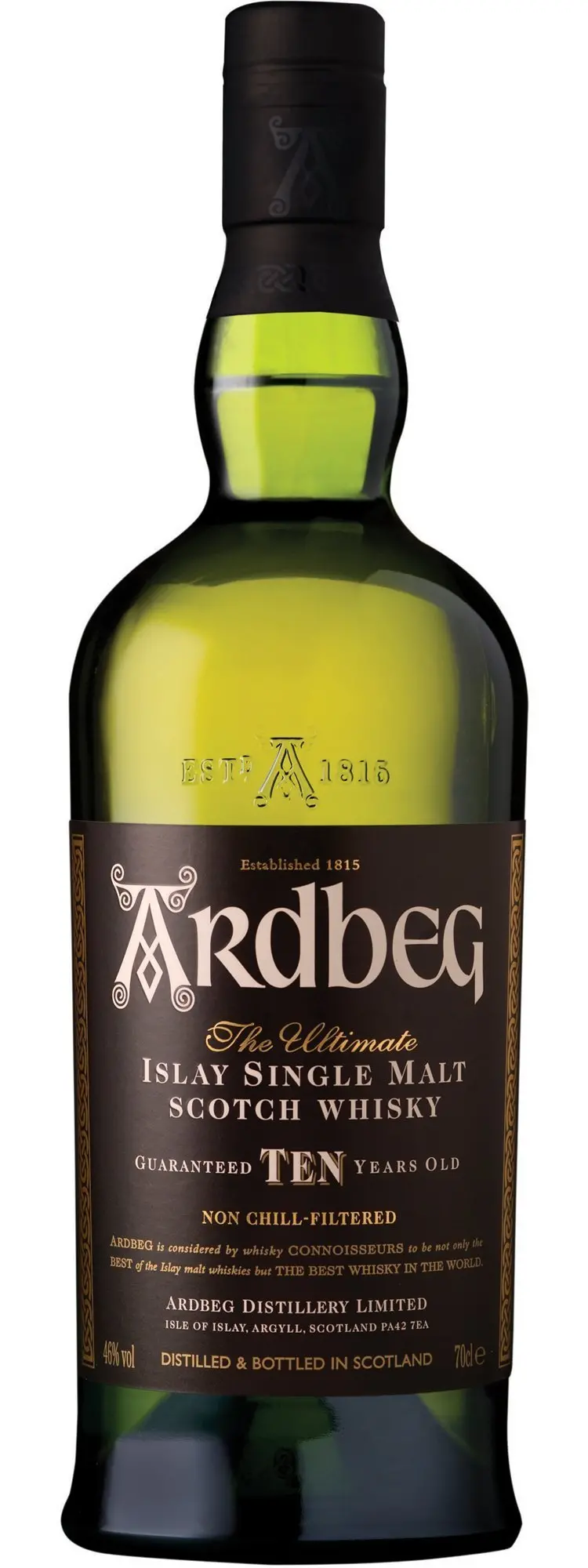 Ardbeg 10 Year Old Single Malt Whisky 750Ml 1
