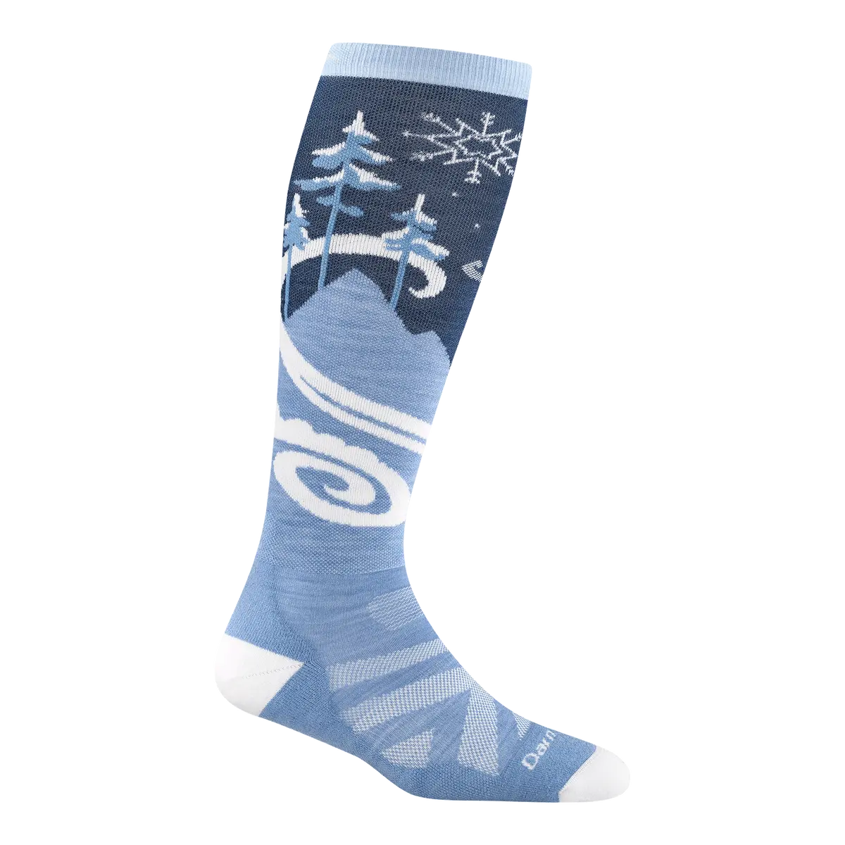Women's Swirlwind Over-The-Calf Lightweight Ski & Snowboard Socks 1