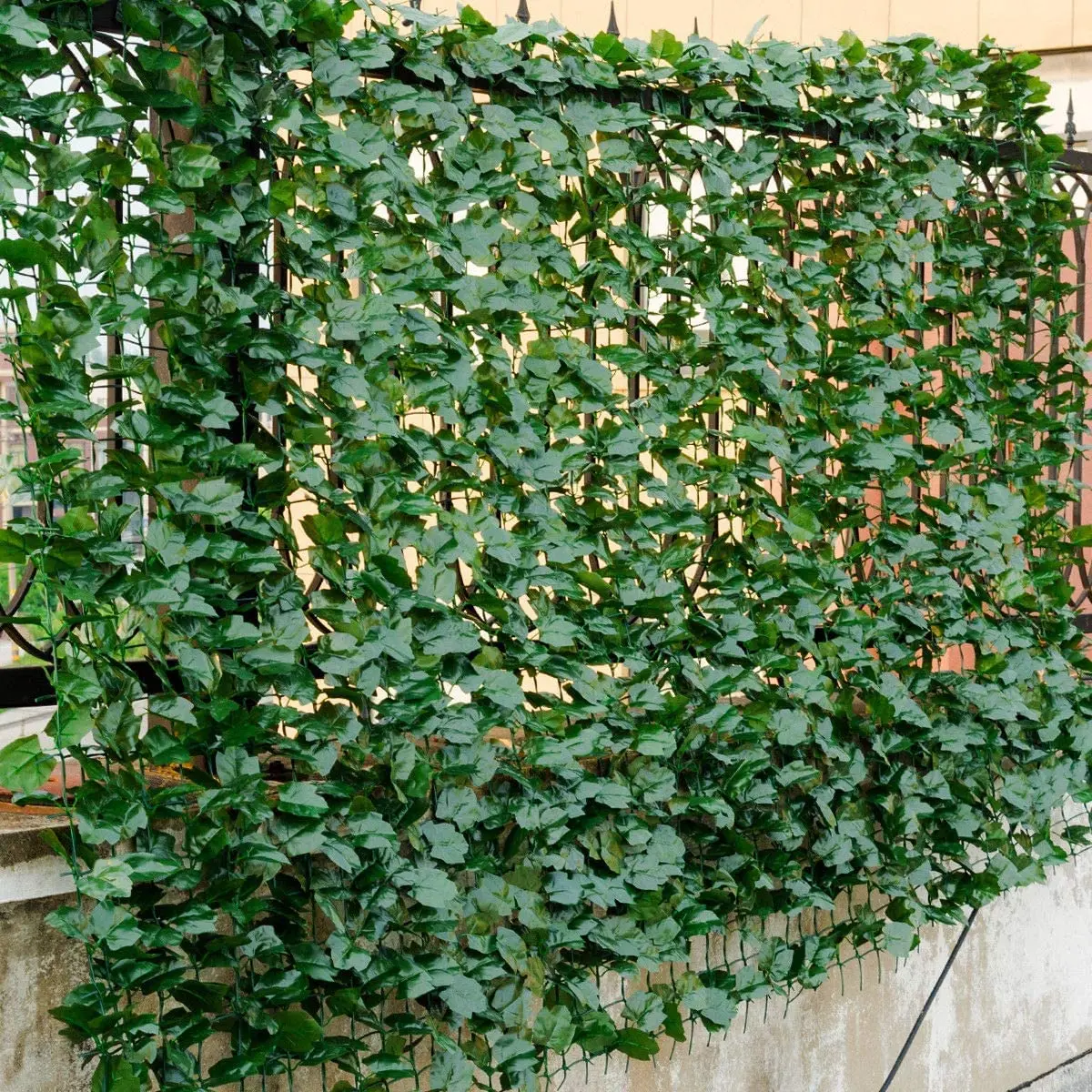Faux Ivy Privacy Fence 1