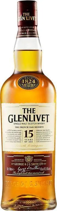 Glenlivet 15 Year Old Single Malt Whisky 750Ml 1