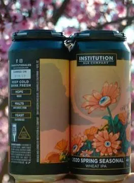Institution Ale Co. Spring Seasonal Golden Ale 16Oz Can 1