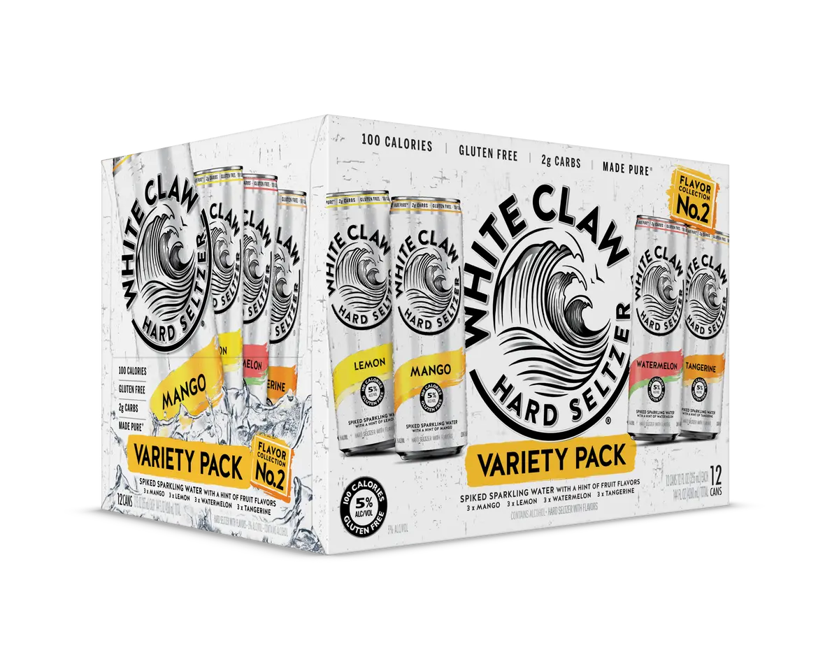 White Claw Variety Pack Flavor Collection #2 12Pk Cans 1