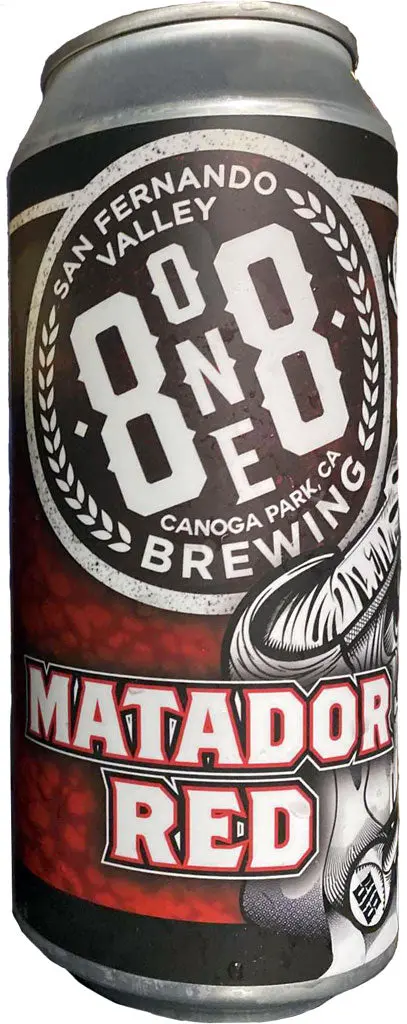 8One8 Matador Red 16Oz Can 1