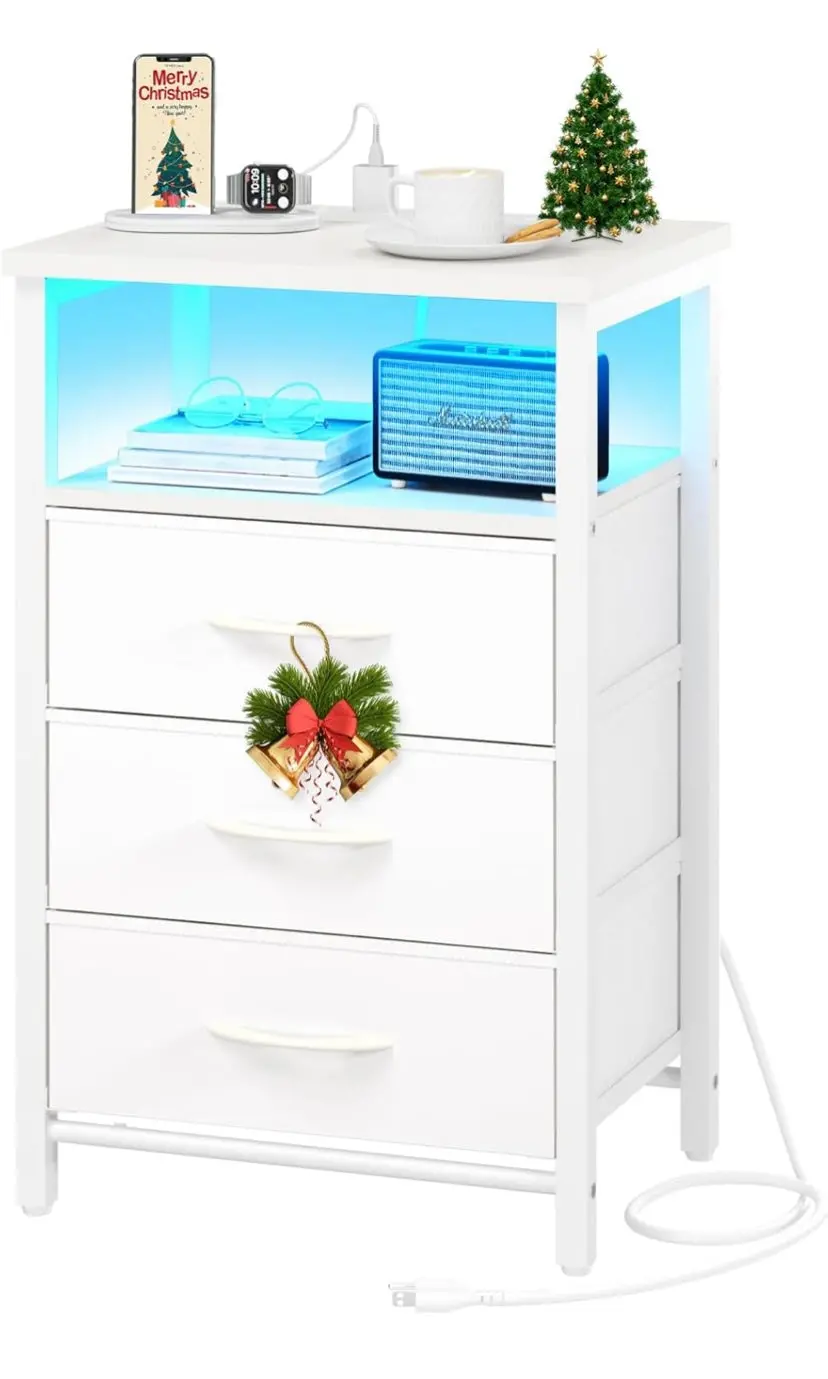 Yoobure Night Stand With Charging Station 1