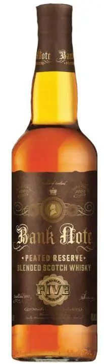 Bank Note Peated Reserve Whisky 5 Year Old 700Ml 1