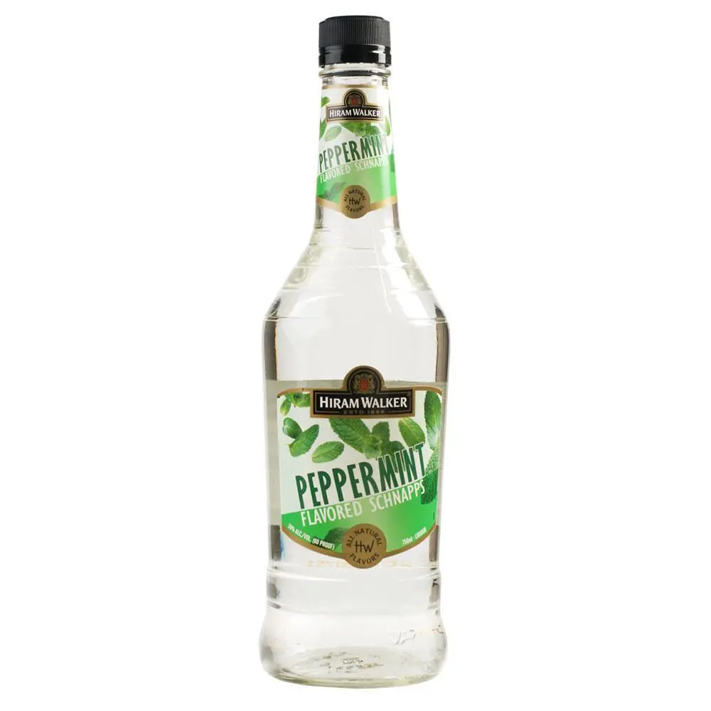 Hiram Walker Peppermint Schnapps 60 Proof 750Ml 1