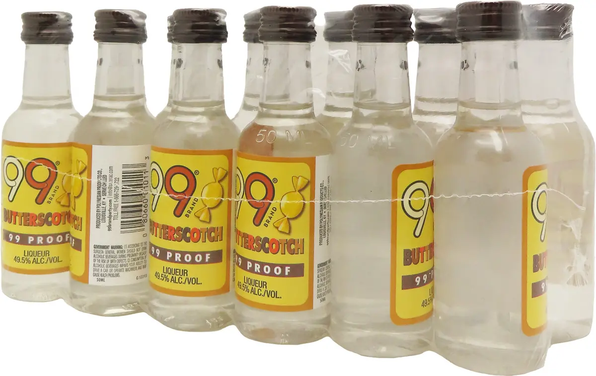 99 Butterscotch Schnapps 50Ml 12Pk 1