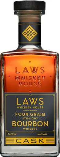 A.D. Laws Four Grain Cask Strength Straight Bourbon Whiskey 750Ml 1