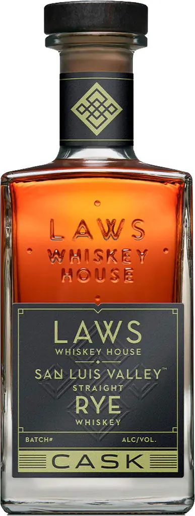 A.D. Laws San Luis Valley Cask Strength Rye Whiskey 750Ml 1