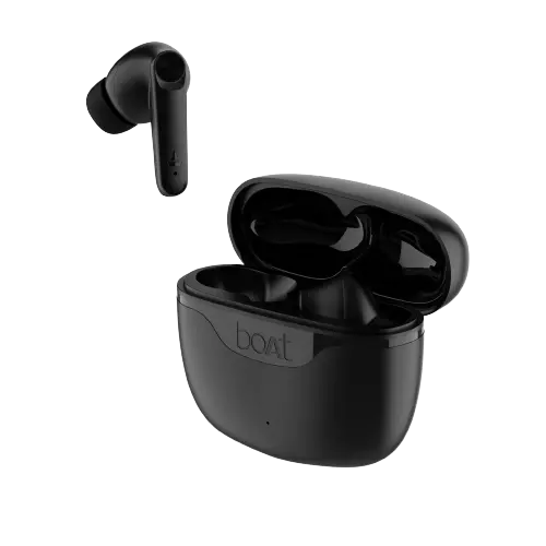 Boat Airdopes 207 | Wireless Earbuds With 50 Hours Playback, Quad Mics With Enx™ Technology, 13Mm Drivers, Beast™ Mode 1
