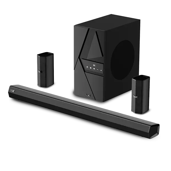 Boat Aavante Bar Azure | Soundbar With 500W Rms Boat Signature Sound, 5.1 Channel Sound, Bluetooth V5.3, Eq Modes 1