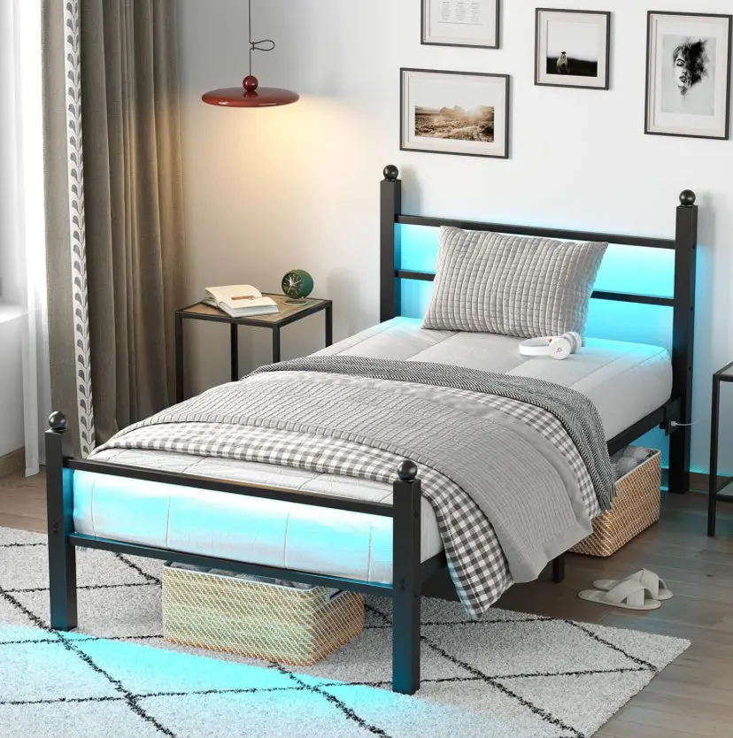 Twin Bed Frame With Headboard And Footboard 1